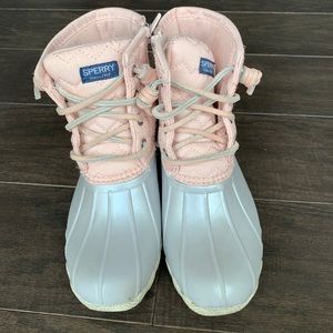 Kids Sperry Duck Boots Sz 1